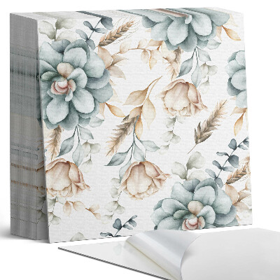 Vinyl csempe Virágos növényi motívum