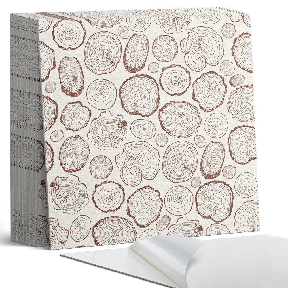 Öntapadós vinyl csempe Fa évgyűrűk