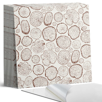 Öntapadós vinyl csempe Fa évgyűrűk