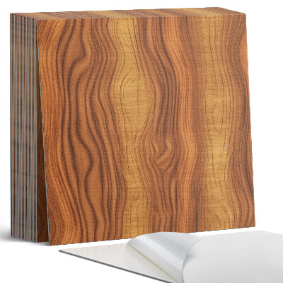 Vinyl csempe Hullámos fa minta