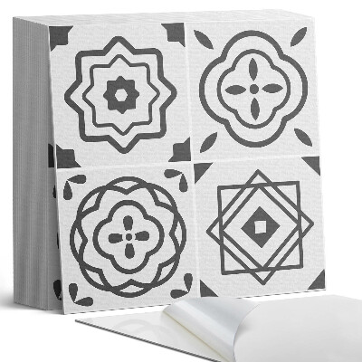 Vinyl padló Geometriai minták négyzet alakú alakzatokban