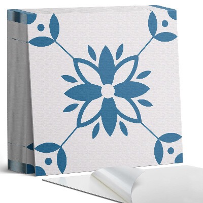 Vinyl csempe Virágmotívum zöld levelekkel