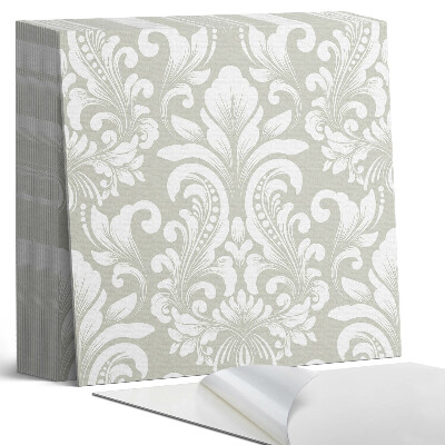 Öntapadós vinyl csempe Növényi motívum dekoratív részletekkel