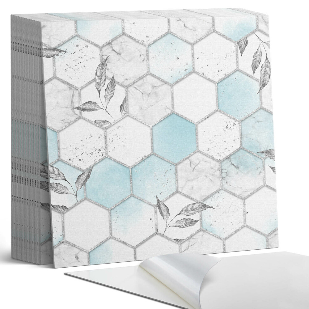 Vinyl csempe Hatszögletű levélmozaik