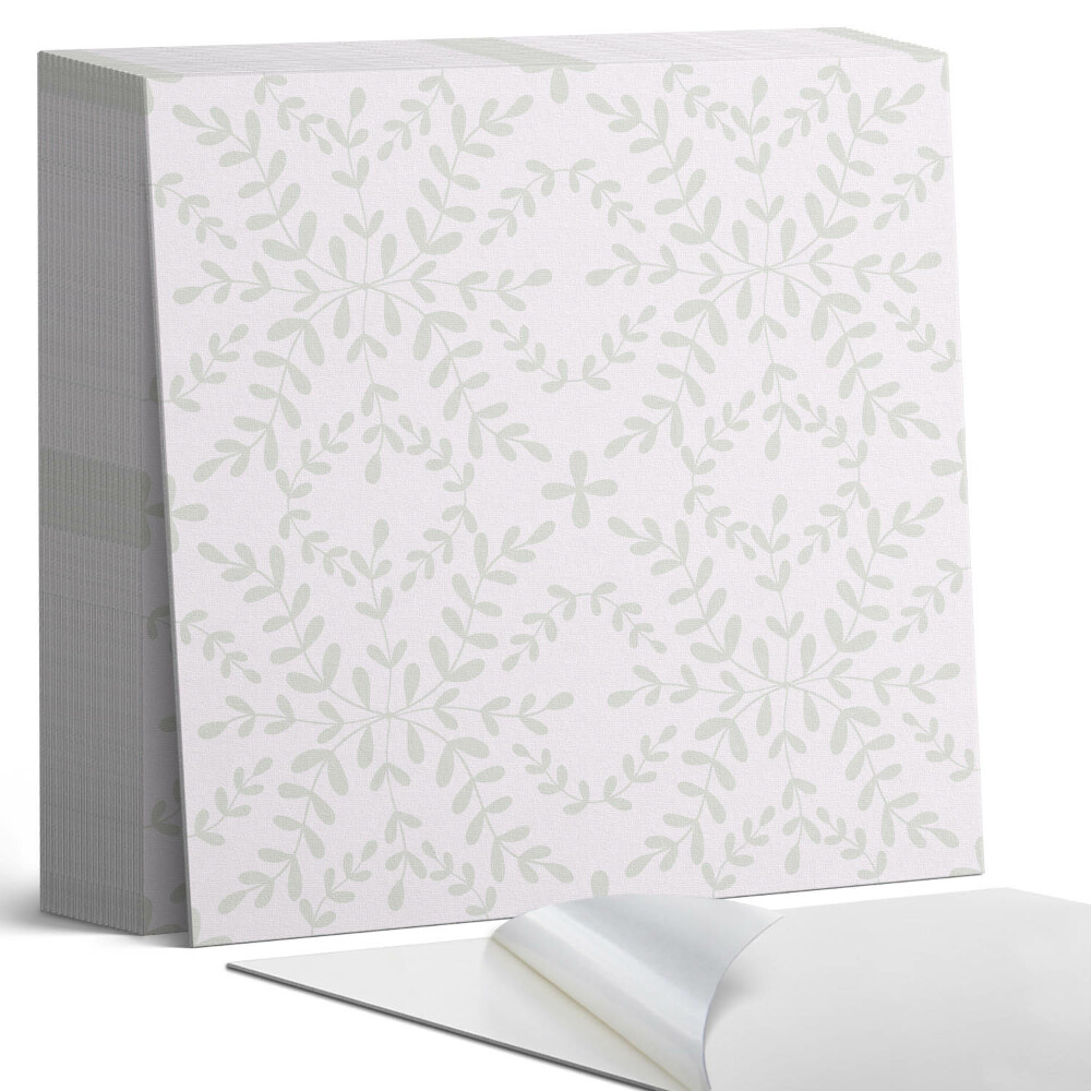 Öntapadós vinyl csempe Egy finom növényi motívum