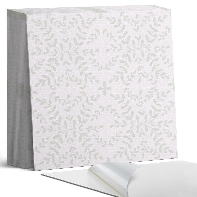 Öntapadós vinyl csempe Egy finom növényi motívum