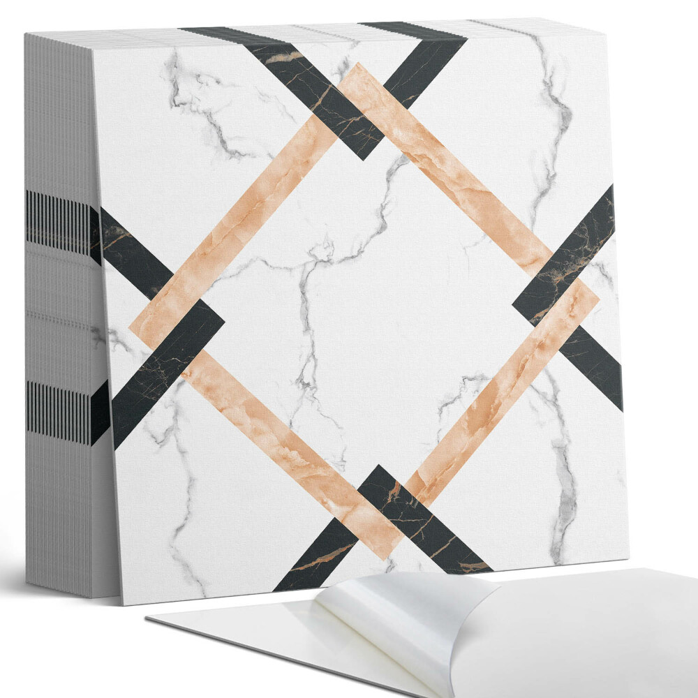 Vinyl padló Modern márvány geometrikus motívumok