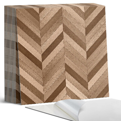 Vinyl padló Halszálkás motívum fa díszítéssel