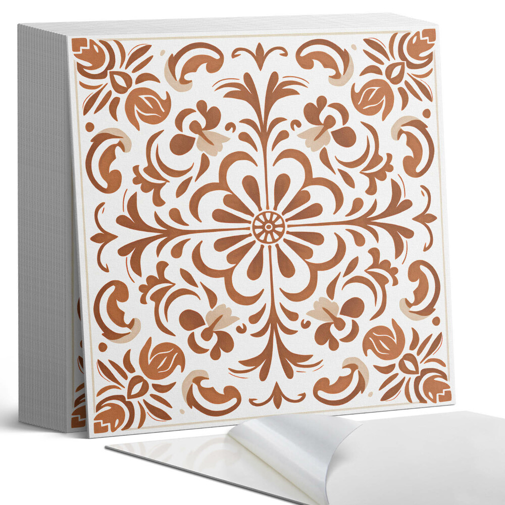 Öntapadós vinyl csempe Virágos díszítő minta