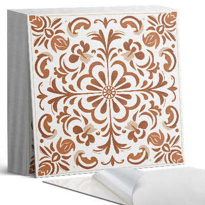 Öntapadós vinyl csempe Virágos díszítő minta