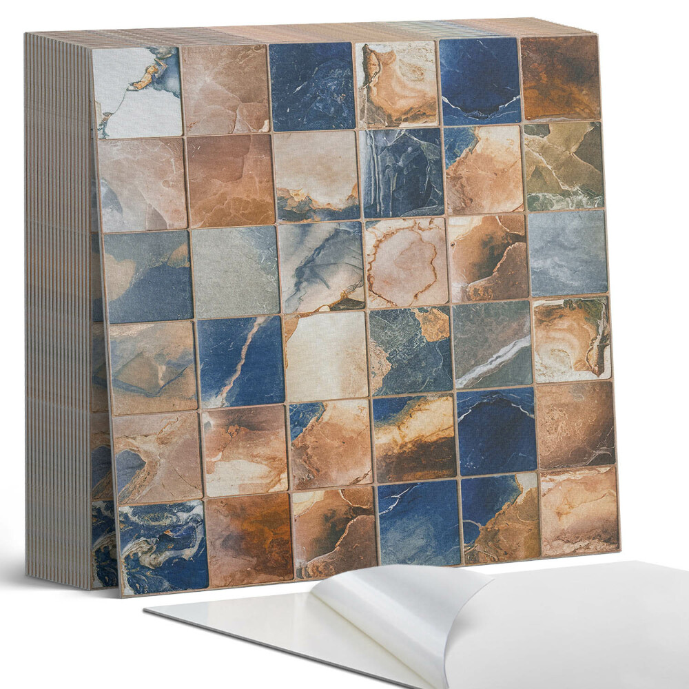 Öntapadós vinyl csempe Kőminták mozaik kompozícióban