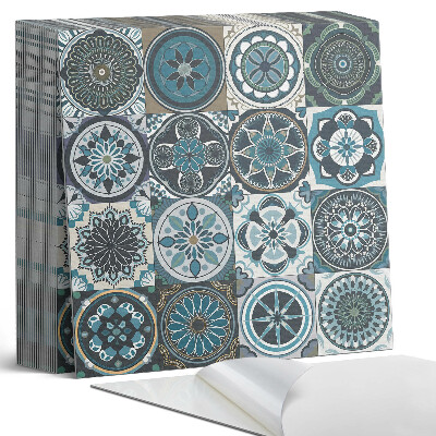 Öntapadós vinyl csempe Színes mozaikrácsok