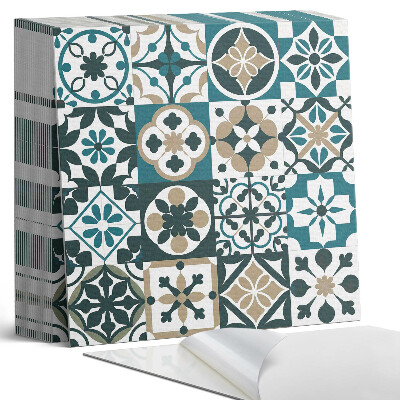 Öntapadós vinyl csempe Csempézett minták harmonikus elrendezésben