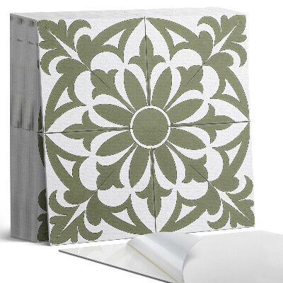 Vinyl csempe Virágkötészet levelekkel