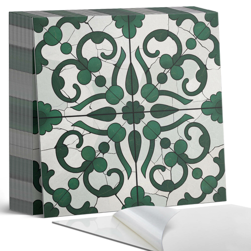 Öntapadós vinyl csempe Növényi díszek klasszikus stílusban