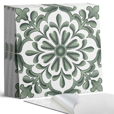 Vinyl csempe Növényi motívum körben