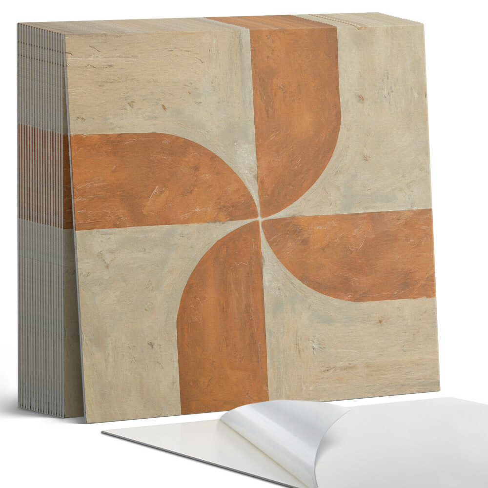 Vinyl padló Íves geometriai minta