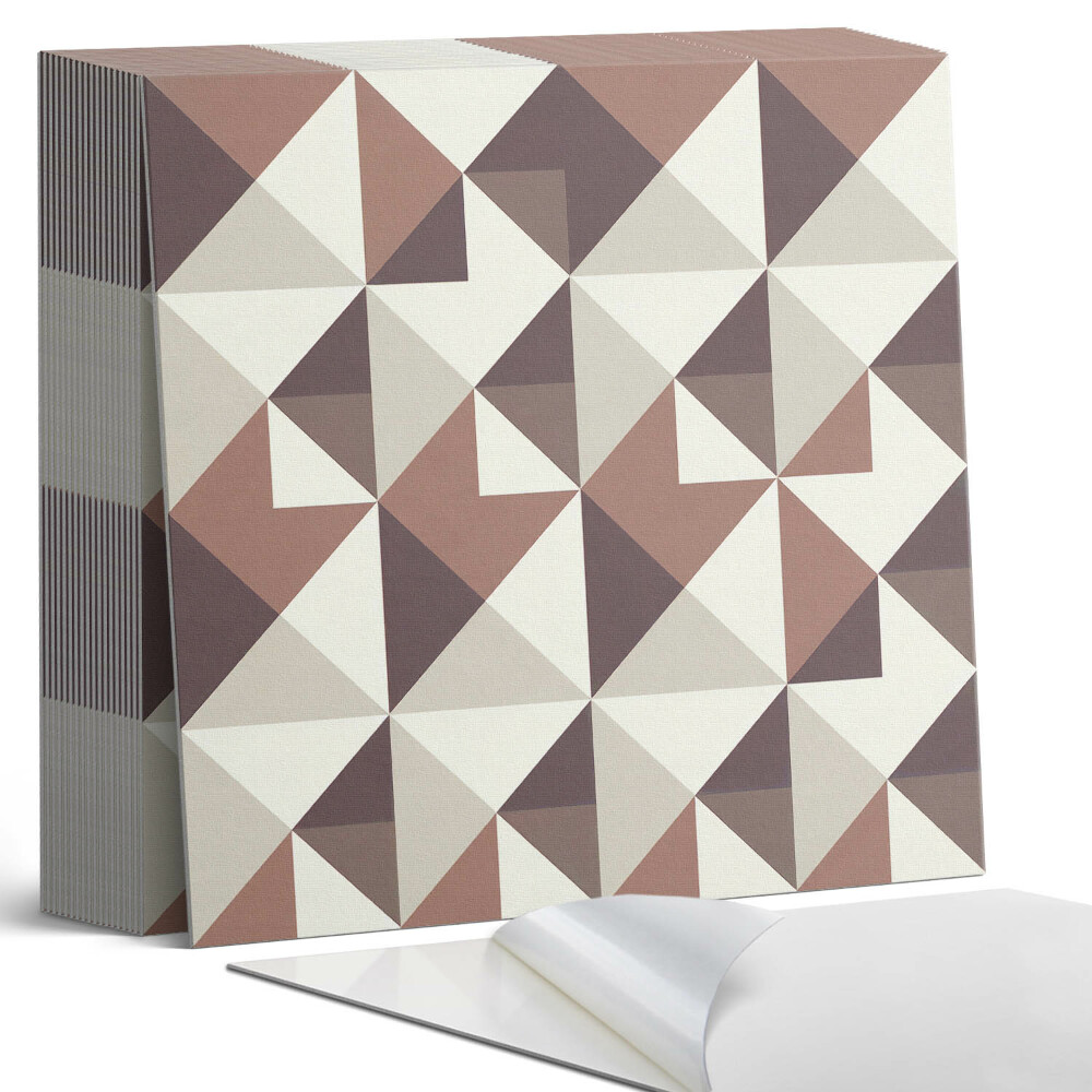 Öntapadós vinyl csempe Absztrakt háromszögek geometrikus stílusban