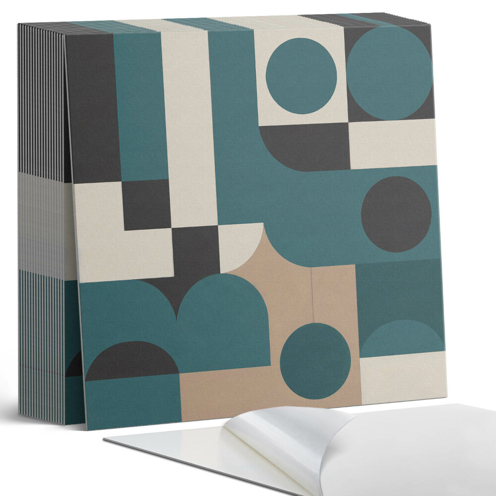 Vinyl padló Kreatív formák és absztrakt alakzatok