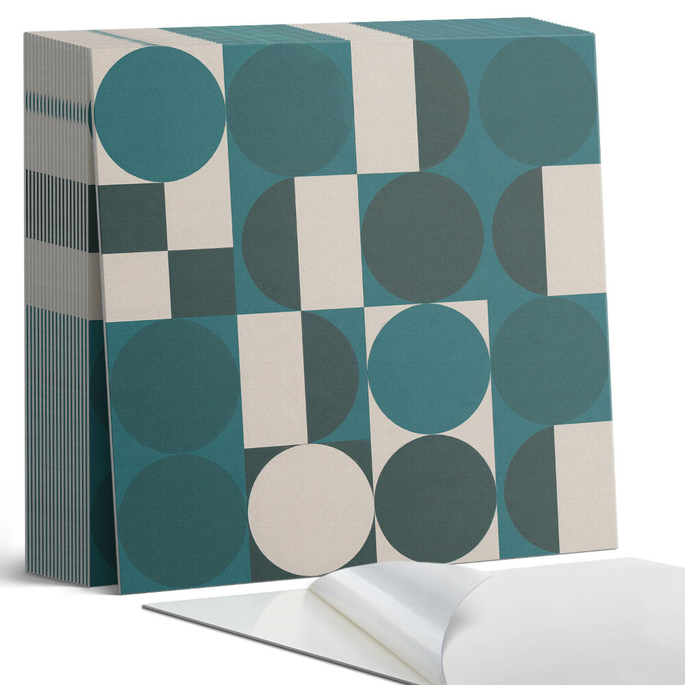 Vinyl csempe Formák és formák geometrikus stílusban