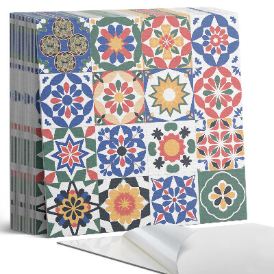 Öntapadós vinyl csempe Mozaik elrendezések sorokban