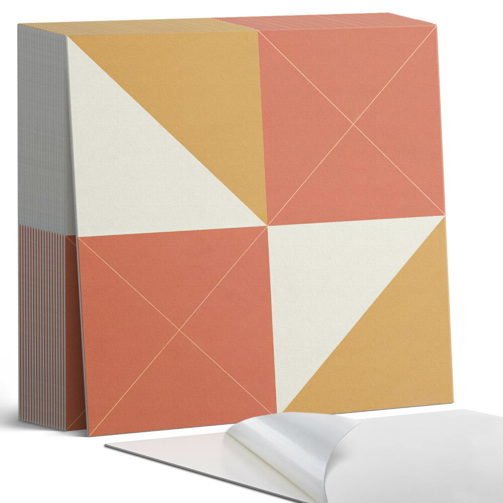 Vinyl padló Meleg geometrikus minták