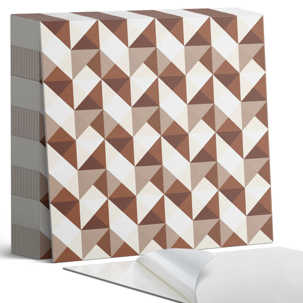 Öntapadós vinyl csempe Háromszög geometria modern stílusban