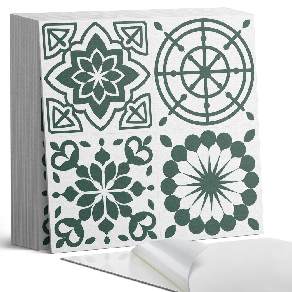 Vinyl csempe Virág-geometrikus minta