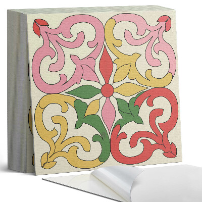 Vinyl csempe Virágmotívum díszítő részletekkel