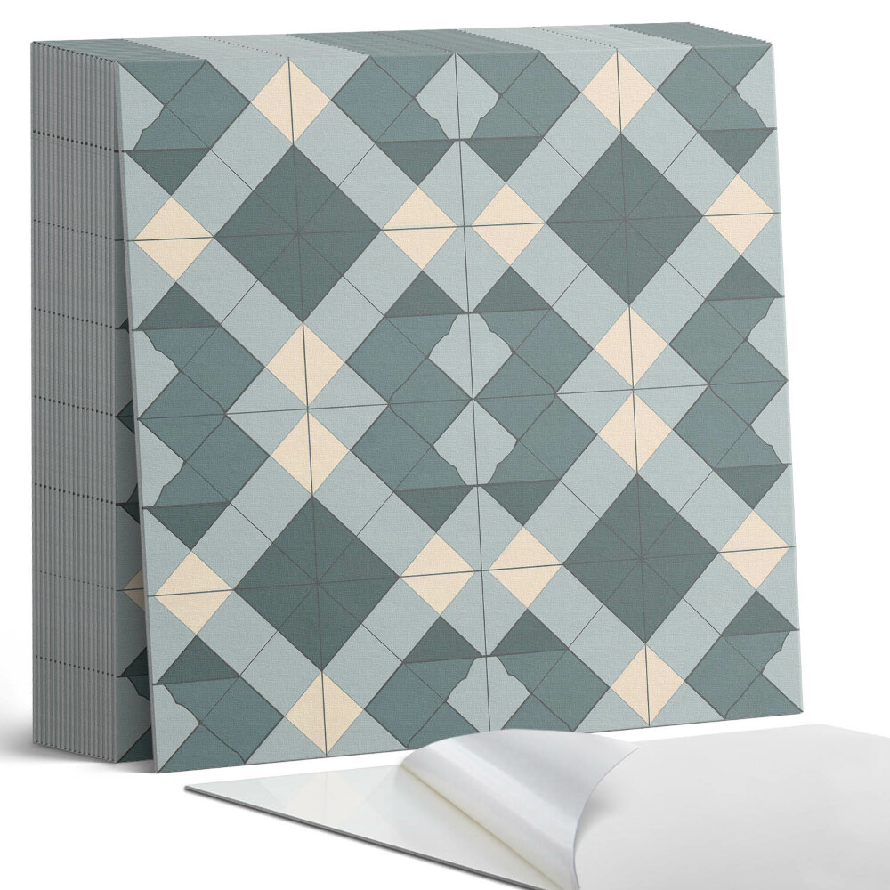 Vinyl padló Geometrikus stílusú rombusz minta