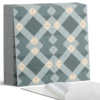 Vinyl padló Geometrikus stílusú rombusz minta