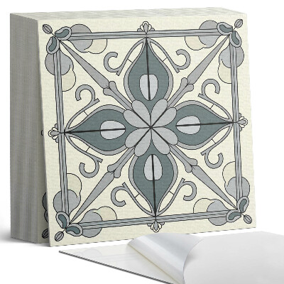 Öntapadós vinyl csempe Virágmotívum díszítő részletekkel