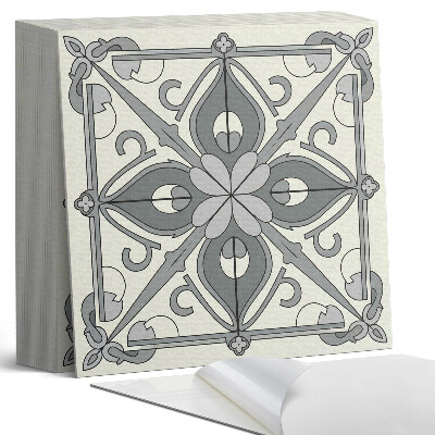 Vinyl csempe Harmonikus szimmetriájú virágminta