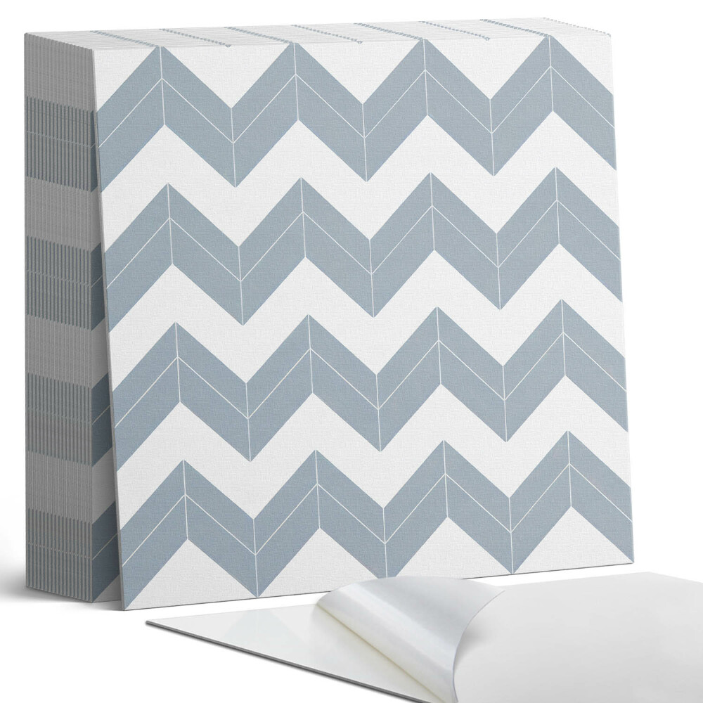 Öntapadós vinyl csempe Cikcakk csíkos dizájn