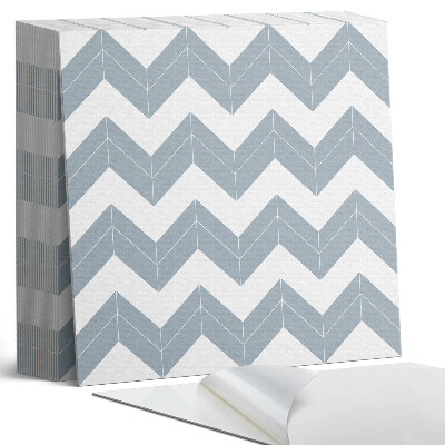 Öntapadós vinyl csempe Cikcakk csíkos dizájn