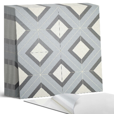 Öntapadós vinyl csempe Pasztell geometria