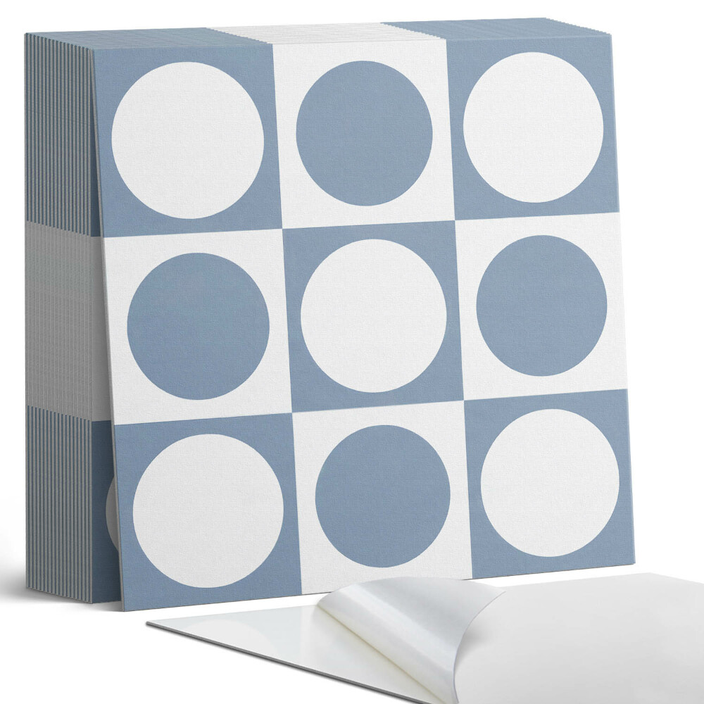 Öntapadós vinyl csempe Kör alakú minták hálós kompozícióban