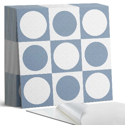 Öntapadós vinyl csempe Kör alakú minták hálós kompozícióban