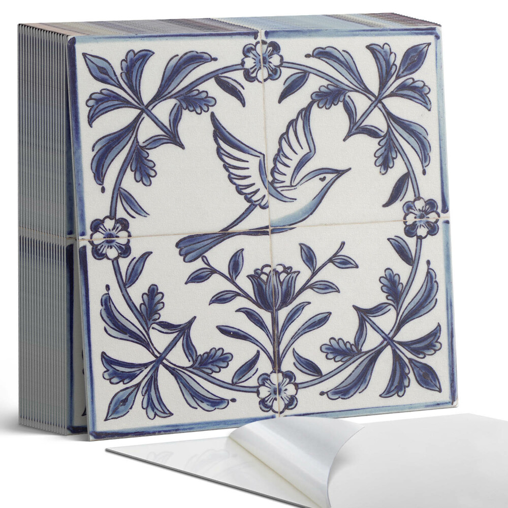 Vinyl csempe Madármotívum a zöld növényzet között