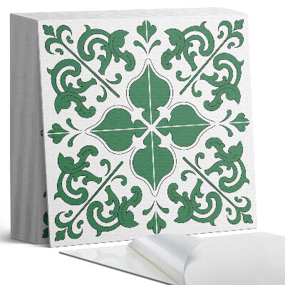 Vinyl csempe Növényi motívum dekoratív részletekkel