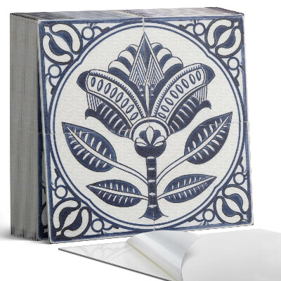 Vinyl csempe Virágmotívum kerámia stílusban