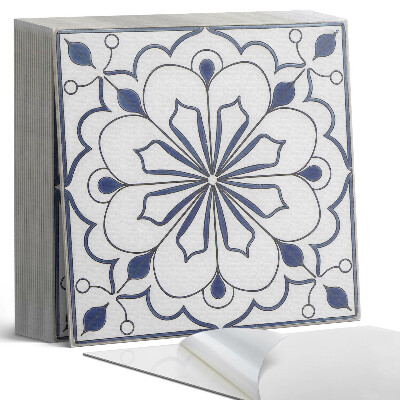 Vinyl padló Virágmotívum kerámia stílusban