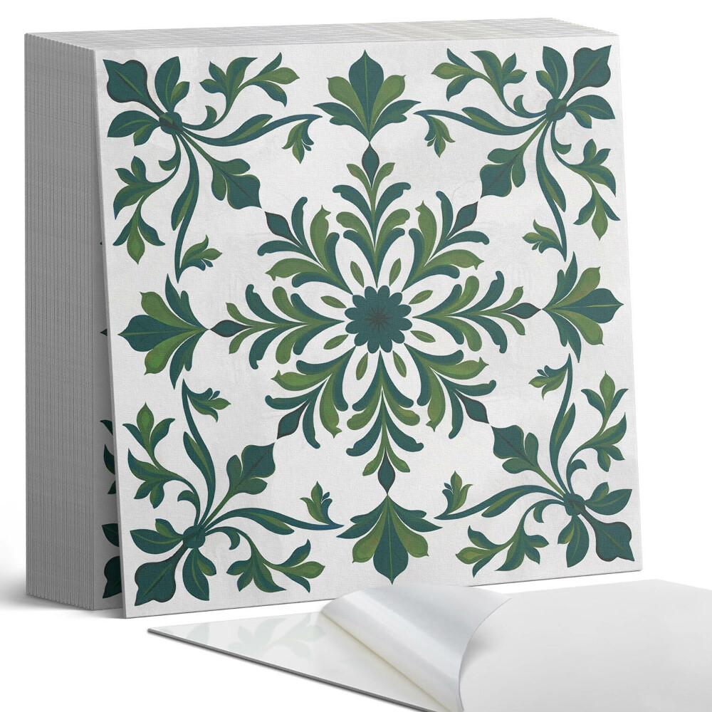 Vinyl padló Növényminta dekoratív részletekkel