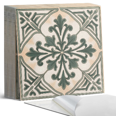 Vinyl padló Növényi motívum négyzet formájában