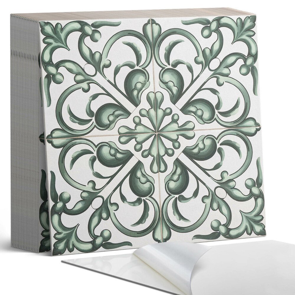 Öntapadós vinyl csempe Harmonikus szimmetriájú növényi motívum