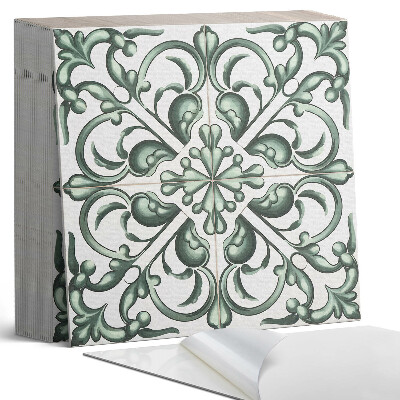 Öntapadós vinyl csempe Harmonikus szimmetriájú növényi motívum