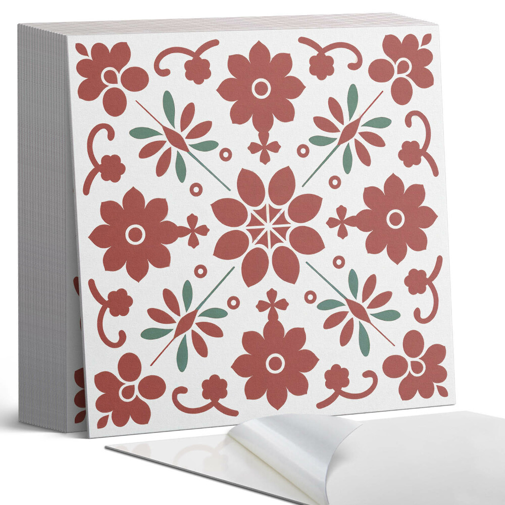 Vinyl padló Virágmotívum levelekkel