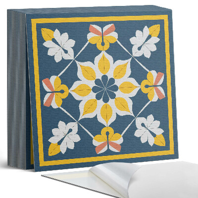 Vinyl padló Virágos harmónia szimmetriában