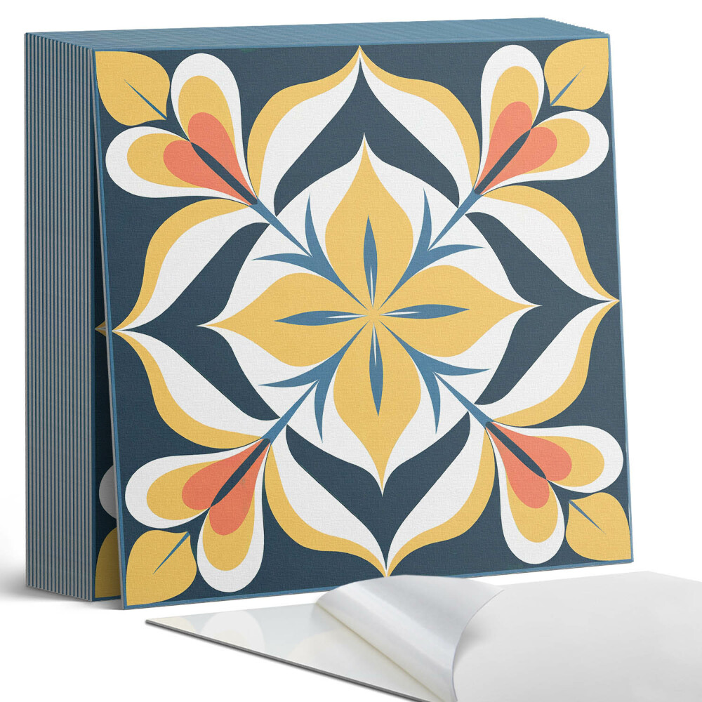 Vinyl padló Elegáns virágmotívum