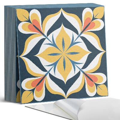 Vinyl padló Elegáns virágmotívum